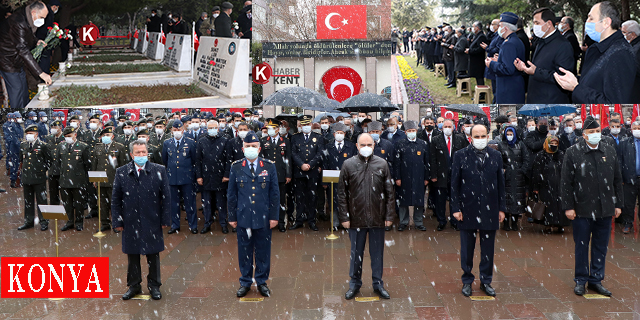 Çanakkale Zaferi'nin 106. Yıldönümü Konya’da da Törenle Kutlandı