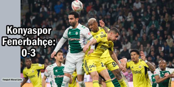 Kupa’ya Odaklanan Konyaspor’dan Farklı Yenilgi: 0-3