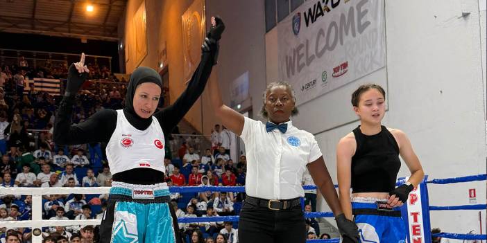 Meryem Uysal, Kick Boksta Dünya 3’üncüsü Oldu